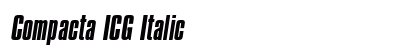 Compacta ICG Italic Preview