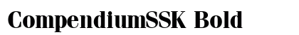 CompendiumSSK Bold preview