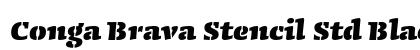 Conga Brava Stencil Std Black preview