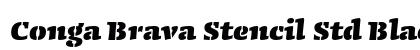 Conga Brava Stencil Std Black preview