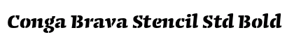 Conga Brava Stencil Std Bold Preview