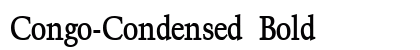 Congo-Condensed Bold Preview