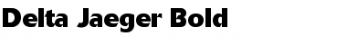 Delta Jaeger Regular Font