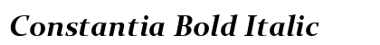 Constantia Bold Italic Preview