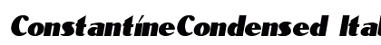 ConstantineCondensed Italic Preview