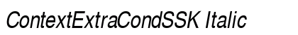 ContextExtraCondSSK Italic Preview