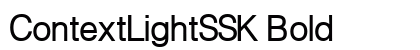 ContextLightSSK Bold preview