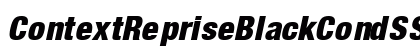 ContextRepriseBlackCondSSK Italic Preview