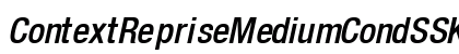 ContextRepriseMediumCondSSK Italic Preview