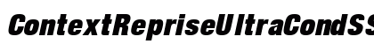 ContextRepriseUltraCondSSK Italic Preview