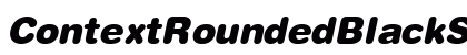 ContextRoundedBlackSSK Italic Preview