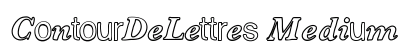 ContourDeLettres Medium preview