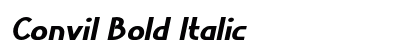 Convil Bold Italic Preview