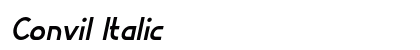 Convil Italic Preview