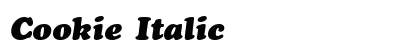 Cookie Italic Preview