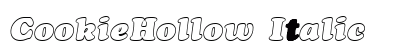 CookieHollow Italic Preview