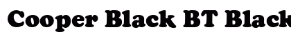 Cooper Black BT Black preview