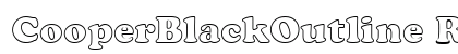 CooperBlackOutline Regular preview