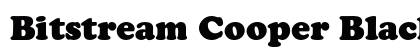 Bitstream Cooper Black Preview