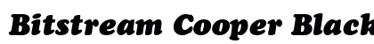 Bitstream Cooper Black Italic Preview