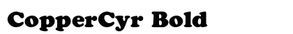 CopperCyr Bold preview
