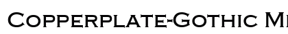 Copperplate-Gothic Medium preview