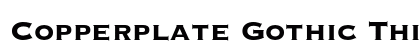 Copperplate Gothic Thirty-Three BC Preview