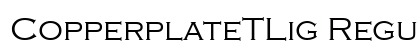 CopperplateTLig Regular preview