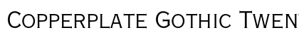 Copperplate Gothic Twenty-Nine AB Preview
