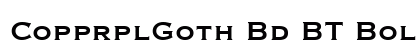 CopprplGoth Bd BT Bold preview