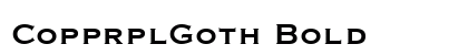 CopprplGoth Bold preview