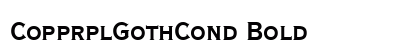 CopprplGothCond Bold preview