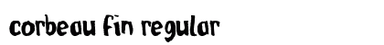 corbeau fin Regular preview