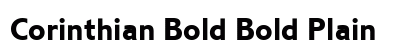 Corinthian Bold Bold Plain Preview