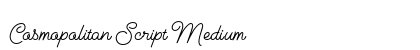 Cosmopolitan Script Medium Preview