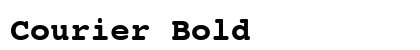 Courier Bold preview