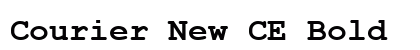 Courier New CE Bold preview