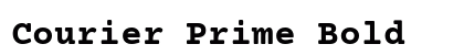Courier Prime Bold preview