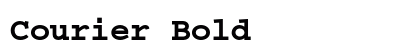 Courier Bold preview