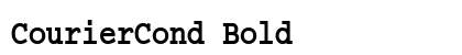 CourierCond Bold preview