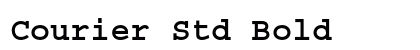 Courier Std Bold preview