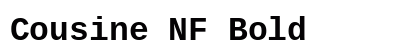 Cousine NF Bold preview