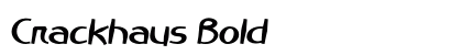 Crackhaus Bold preview