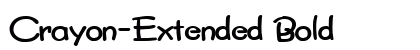 Crayon-Extended Bold preview