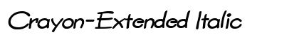 Crayon-Extended Italic preview