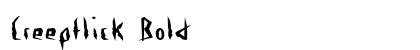 Creepflick Bold preview
