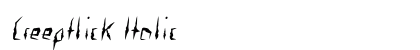 Creepflick Italic preview
