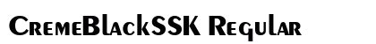 CremeBlackSSK Regular Preview