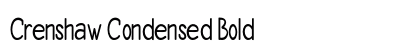 Crenshaw Condensed Bold Preview