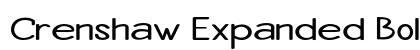 Crenshaw Expanded Bold Preview